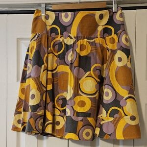 Larry Levine 70's Vibe BOHO Skirt